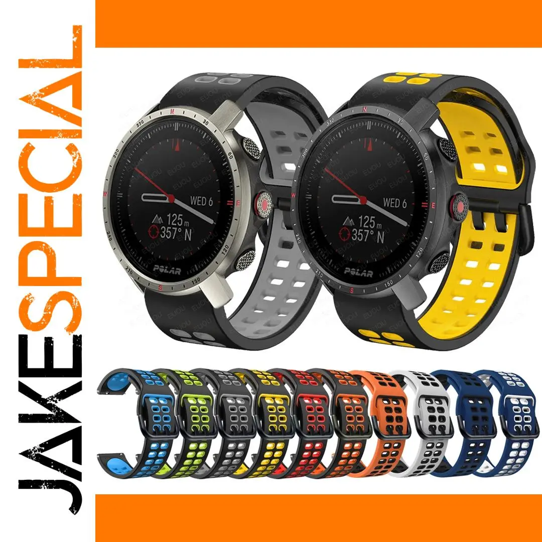 Silicone Watch Band for POLAR Grit X Pro Titan 1 Silicone Watch Band for POLAR Grit X Pro Titan
