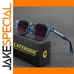 Retro Punk Square Sunglasses for Men and Women