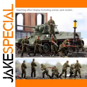 1/72 Soviet Reconnaissance Soldier Set (7 pcs)