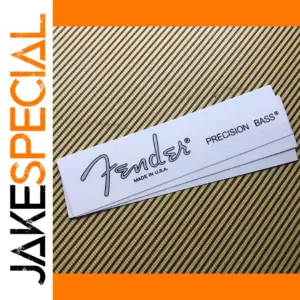 3 Precision Bass Guitar Headstock Decals Set