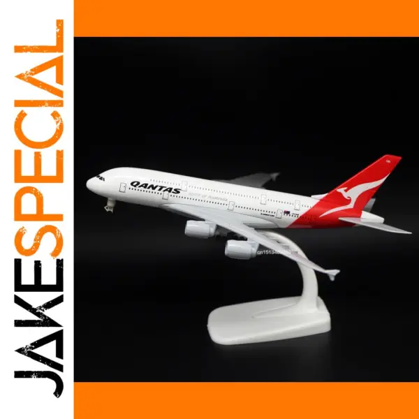 Qantas Airbus A380 Diecast Airplane Model