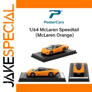 1/64 McLaren Speedtail Diecast Model in Orange