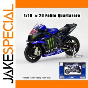 Maisto 1/18 Yamaha YZR-M1 Quartararo Replica