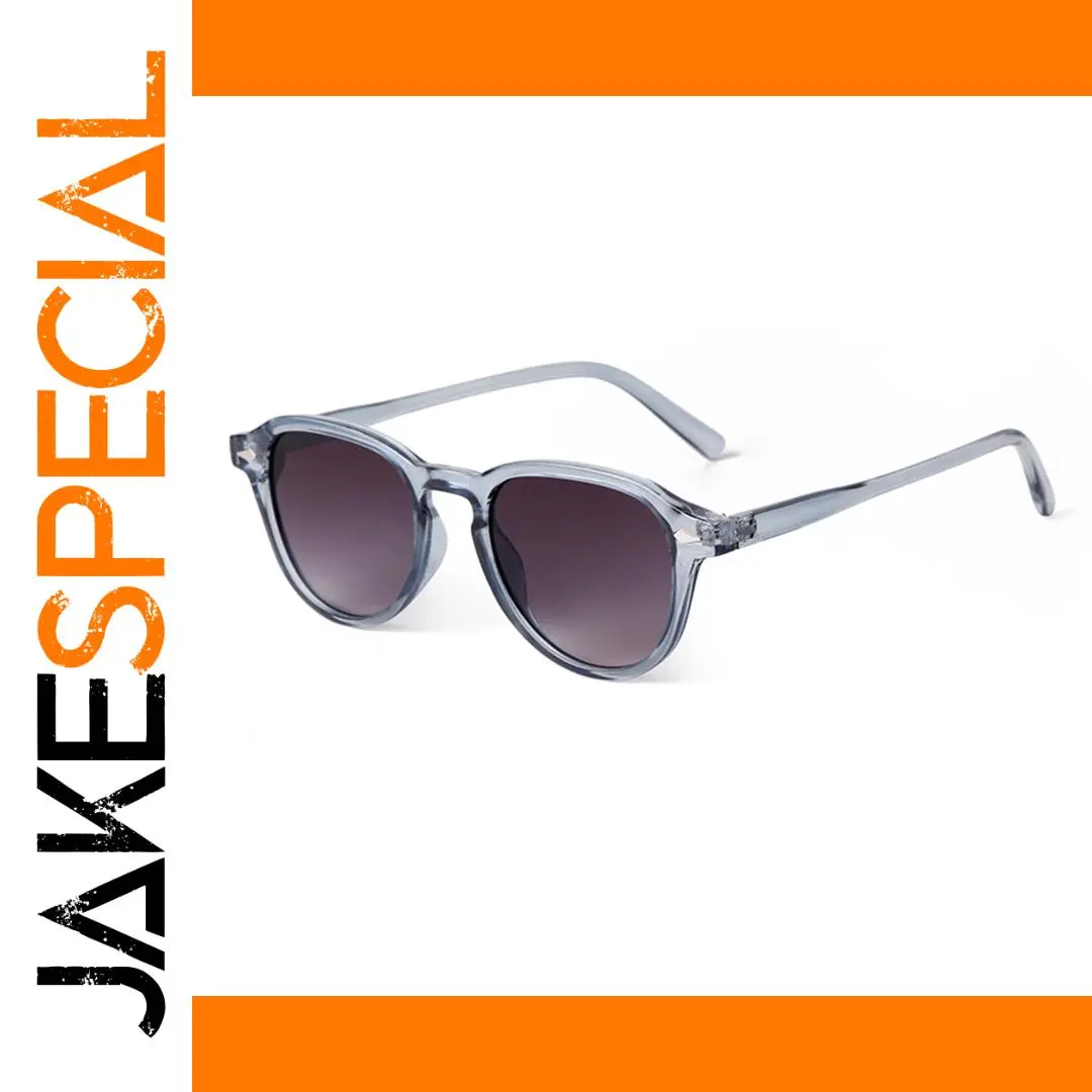Transparent Rivet Round Sunglasses for Women Men 1 Transparent Rivet Round Sunglasses for Women Men