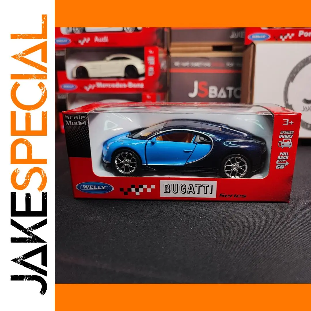 Welly 1:36 Bugatti Chiron Die-Cast Model 1 Welly 1:36 Bugatti Chiron Die-Cast Model