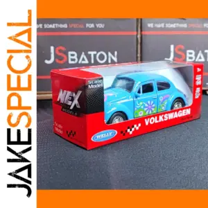 Welly 1:36 Volkswagen Beetle Blue Model