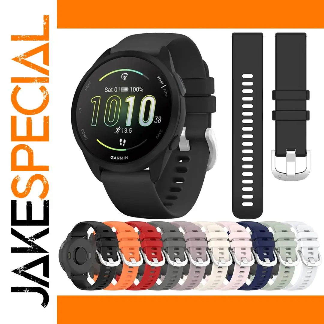 Quick Release Silicone Strap for Garmin Watches 1 Quick Release Silicone Strap for Garmin Watches
