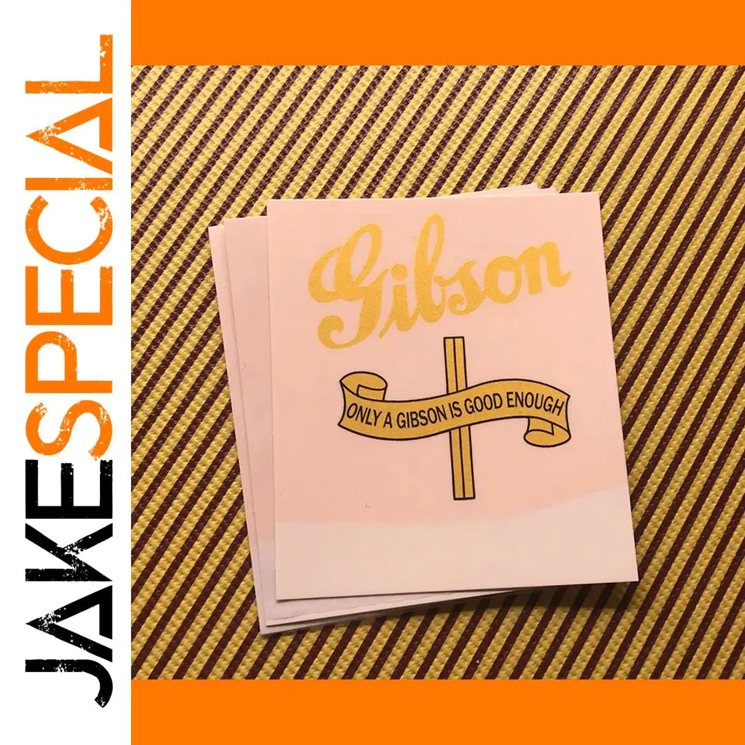 3 Pcs GIBSO Guitar Headstock Decal Set 1 3 Pcs GIBSO Guitar Headstock Decal Set