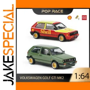 POPRACE TINY 1:64 VW Golf GTI Mk2 Diecast Model