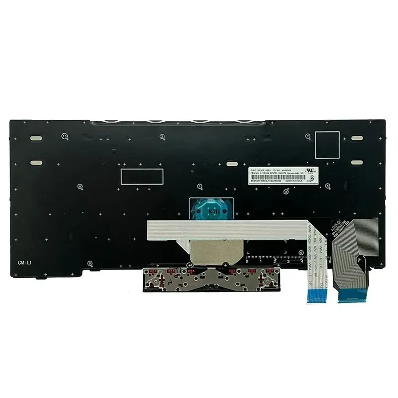 UK SPA FR Black Keyboard for Lenovo ThinkPad 3 UK SPA FR Black Keyboard for Lenovo ThinkPad - Image 3