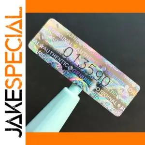 Holographic Security Sealing Stickers 1x3 cm