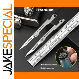 Titanium Alloy 3-in-1 Survival Folding Knife