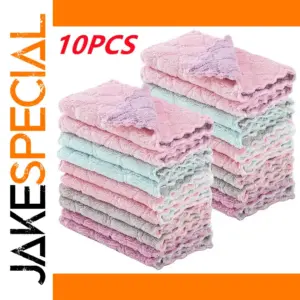 Microfiber Kitchen Cleaning Cloths Set