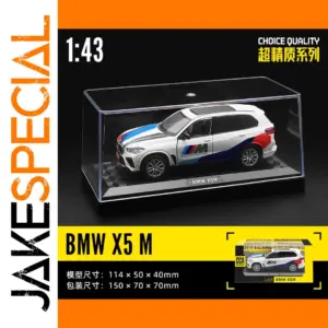 BMW X5 M 1:43 Scale Model with Display Case