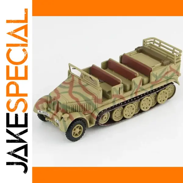 Diecast 1:72 Sd. Kfz. 7 Armor Halftrack Model