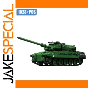 Green Military Tank Building Blocks Model Set