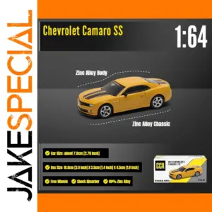 Chevrolet Camaro SS Yellow 1:64 Scale Model