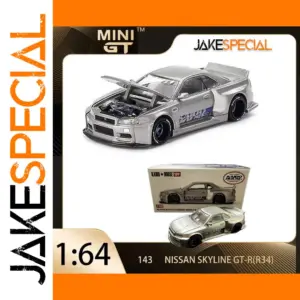 MINIGT KaidoHouse 1:64 Nissan GTR R35 Silver Model