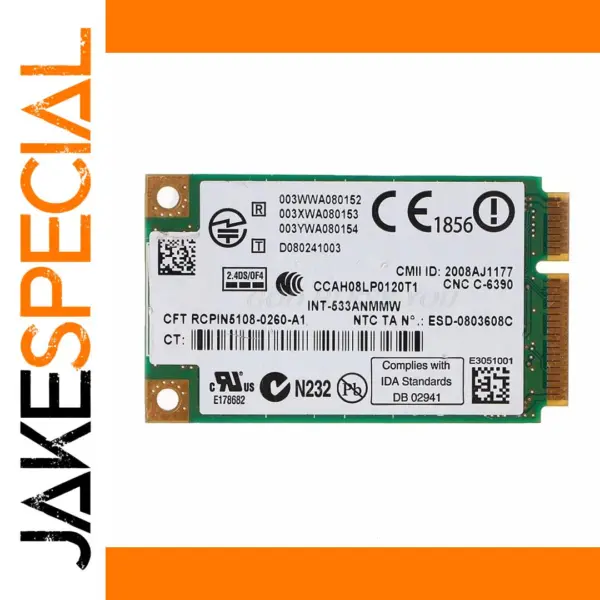 Intel WiFi Link 5300 Mini PCIe Card 450Mbps