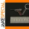 Mini Metal P08 Luger Keychain Pendant
