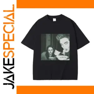 Vintage Graphic Black Oversized T-Shirt