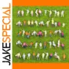 Model Railway Figures 1:200 Z Scale Set of 100