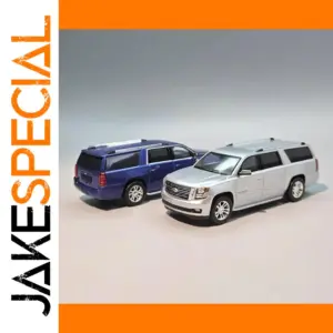 GOC & Auld Match 1/64 Scale Blue and Silver SUVs