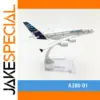 Airbus A380 Diecast Model with Display Stand
