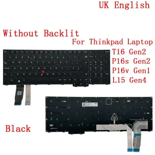 Backlit Keyboard for Lenovo ThinkPad T16 P16s - Image 8