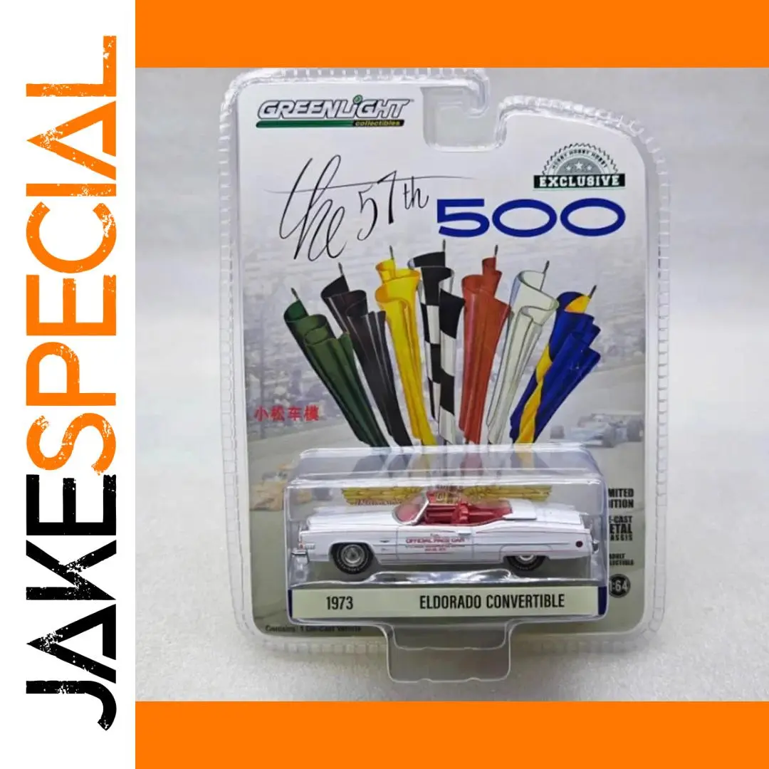GreenLight 1:64 1973-72 Cadi Eldorado Alloy Car 1 GreenLight 1:64 1973-72 Cadi Eldorado Alloy Car
