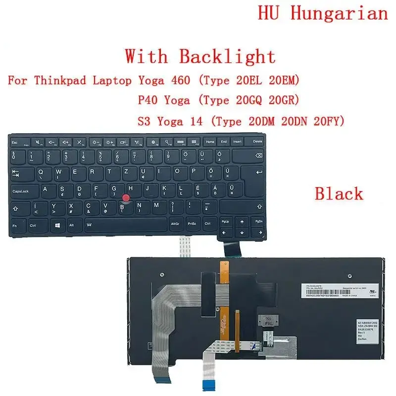Lenovo Thinkpad Backlit Keyboard for Yoga 14 & P40 17 Lenovo Thinkpad Backlit Keyboard for Yoga 14 & P40 - Image 17