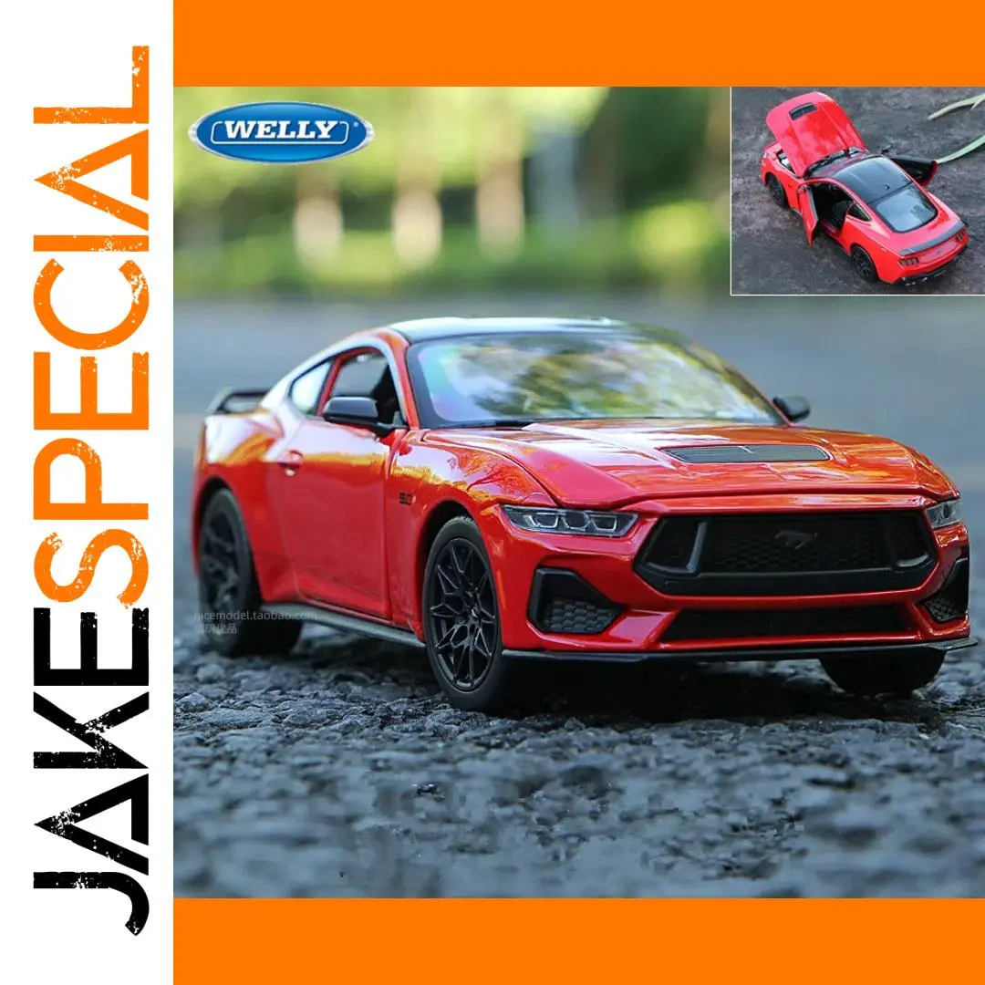 Welly 1:24 Ford Mustang GT Shelby Model Car 1 Welly 1:24 Ford Mustang GT Shelby Model Car