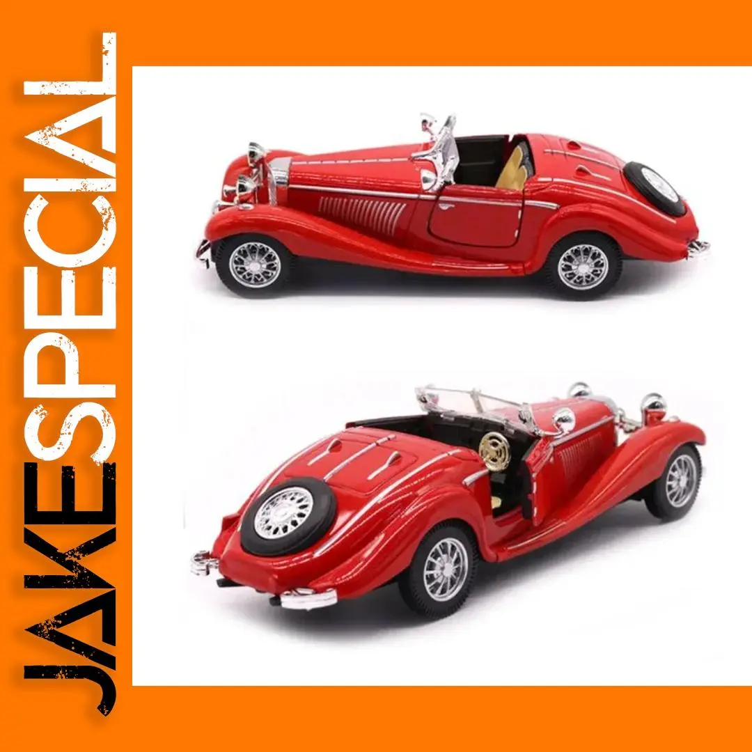 Red 1:28 Scale Alloy Diecast 1936 Car Model 1 Red 1:28 Scale Alloy Diecast 1936 Car Model
