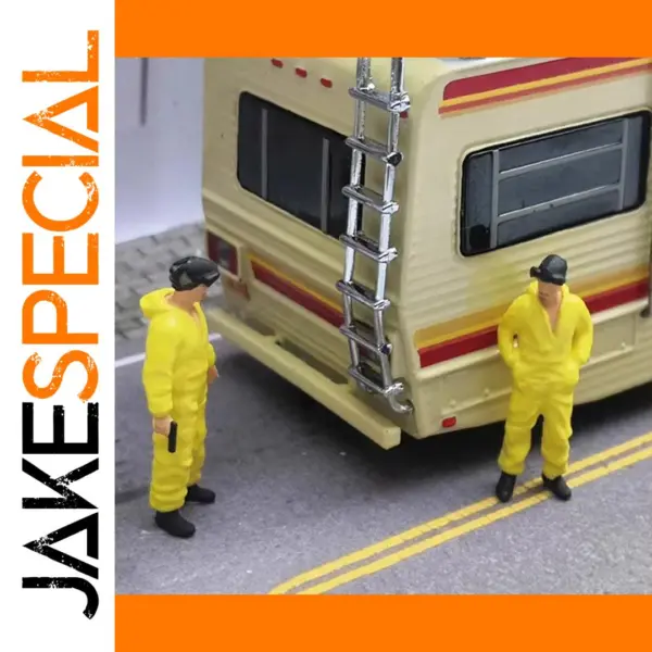 1:64 Scale Yellow Resin Doll Model for Display