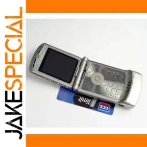 Original RAZR V3 Flip Mobile Phone with Accessories