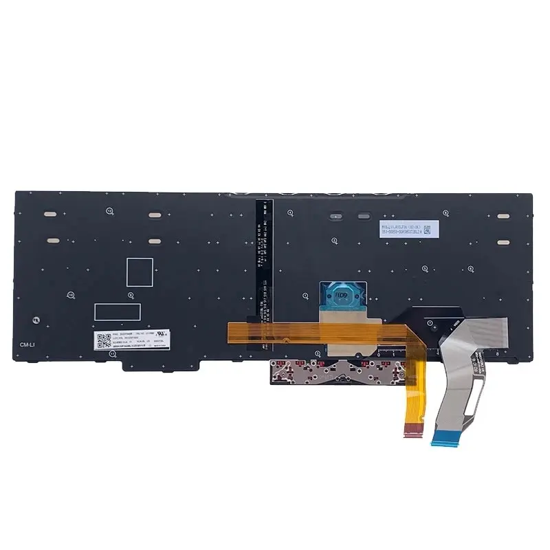 Black Backlit Keyboard for Lenovo ThinkPad L590 P73 4 Black Backlit Keyboard for Lenovo ThinkPad L590 P73 - Image 4