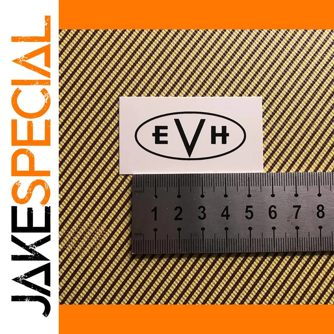EVH Headstock Decal Sticker Set of 3 1 EVH Headstock Decal Sticker Set of 3