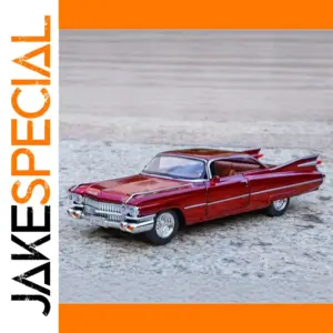 1959 Cadillac Burgundy Scale Model 1:32 Diecast