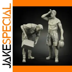 1/35 Scale Resin WWII Military Figure Kit