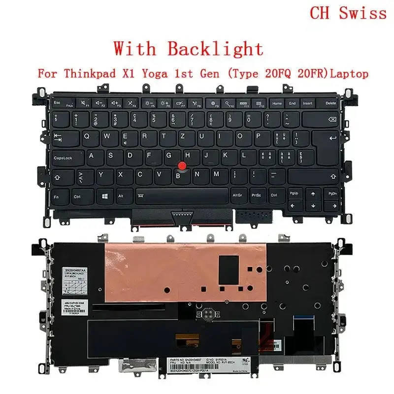 Backlit Keyboard for Lenovo X1 Yoga 1st Gen 20 Backlit Keyboard for Lenovo X1 Yoga 1st Gen - Image 20