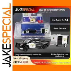 Greenlight 1:64 U.S. Police Cruiser Alloy Model Set