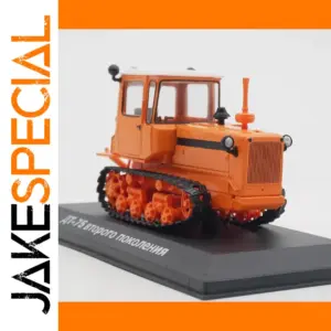 1:43 Scale Soviet DT-75 Crawler Tractor Model for Display