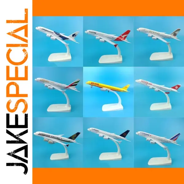 1:400 Scale Airplane Model Collection Display