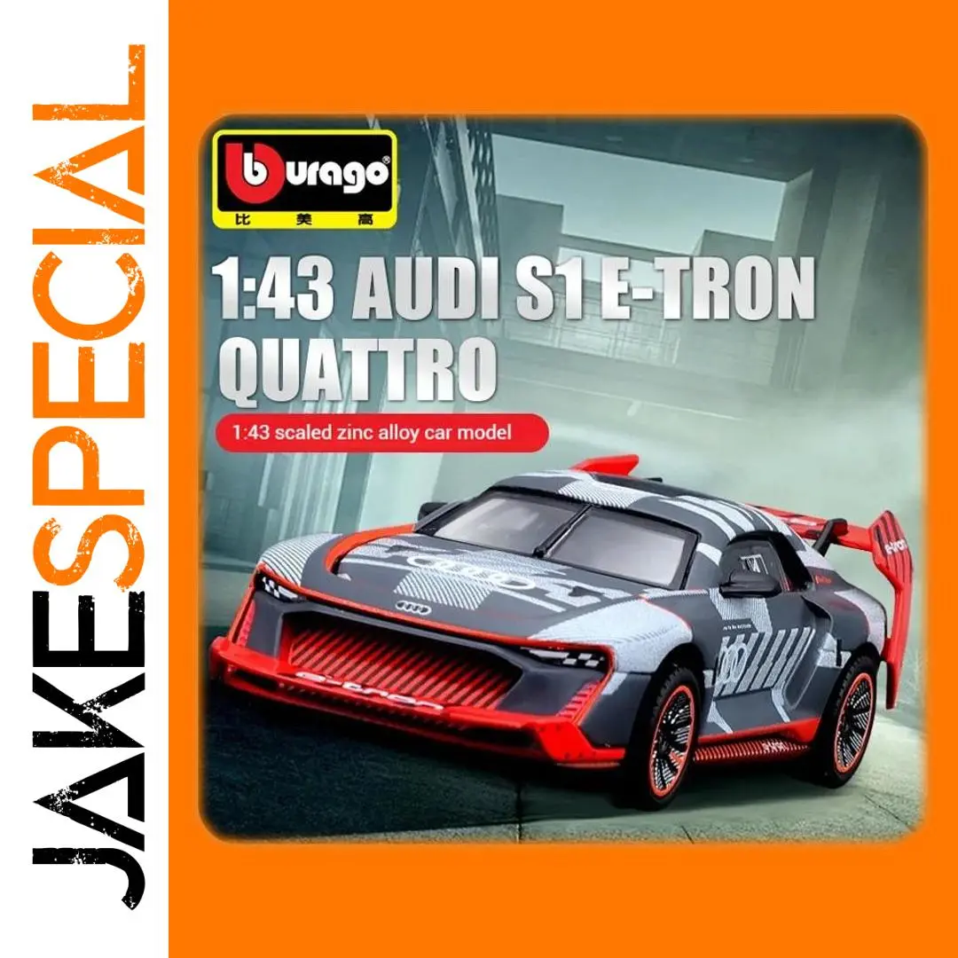 Bruago 1:43 Audi S1 E-Tron Quattro Diecast Model 1 Bruago 1:43 Audi S1 E-Tron Quattro Diecast Model