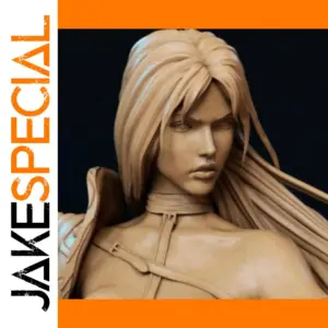 Fantasy Female Swordsman Resin Model Kit 1:24 Scale