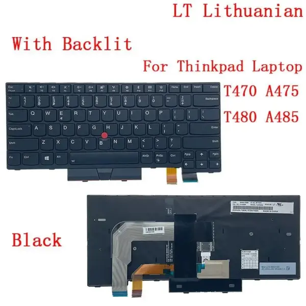 Backlit Keyboard for Lenovo Thinkpad T470 T480 - Image 12