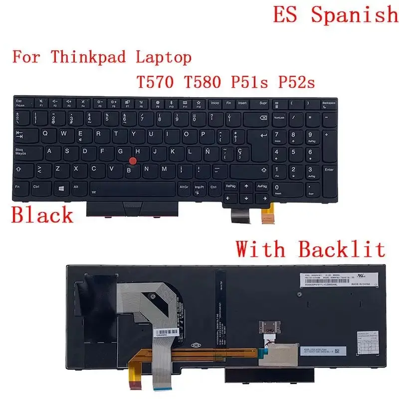 Lenovo ThinkPad T570 P51S Backlit UK Keyboard 10 Lenovo ThinkPad T570 P51S Backlit UK Keyboard - Image 10
