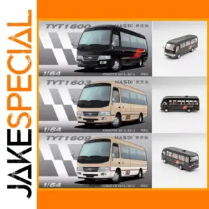 MASSDI 1/64 Alloy COASTER Car Model TYT1600/TYT1603/TYT1609