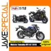 Yamaha MT-07 & Mt10 1:18 Diecast Model Set
