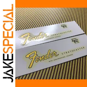 Set of 2 Fender Stratocaster Headstock Decals